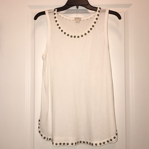J. Crew Factory Tops - J. Crew Factory Tank with Metal Detail